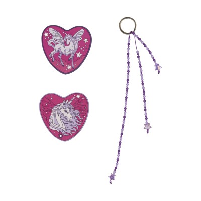 DerDieDas Purple Unicorn Wechsel Buttons